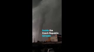 Inside the Czech Republic tornado [upl. by Ztnahc198]