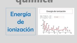 Energía de ionización [upl. by Burnside]