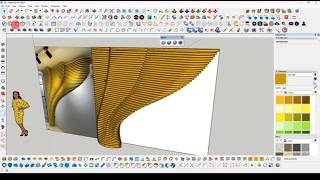 SKETCHUP TUTORIAL  MAKING COMPLE MODEL [upl. by Eulaliah862]