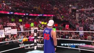 2012 WWE John Cena Returns As Doctor Of Thuganomics WWE RAW 03 12 12 HD [upl. by Kermy]