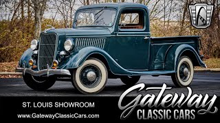 1936 Ford Pickup Gateway Classic Cars St Louis 9542 [upl. by Tebzil]