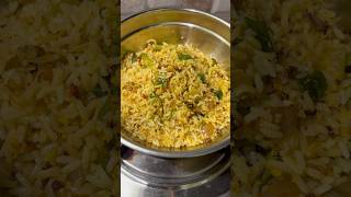 Street style simple egg rice fried rice recipe  10 mins lo Egg rice ila cheskondi shorts ytshorts [upl. by Nwahs310]