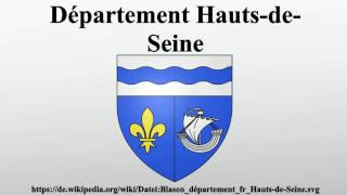 Département HautsdeSeine [upl. by Akinahc]