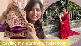 How to style old wardrobe collections into new  Budget friendly tips 🥻👗 [upl. by Gerius954]