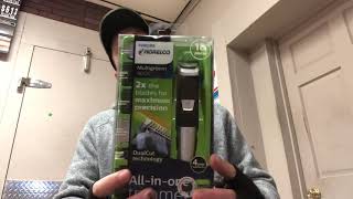 Unboxing Philips Norelco multigroom 5000 allinone Trimmer 18 pieces [upl. by Htidirem]