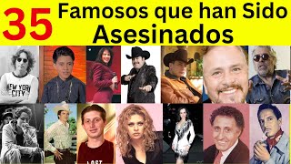 35 Famosos que fueron asesinados documental [upl. by Hermie]