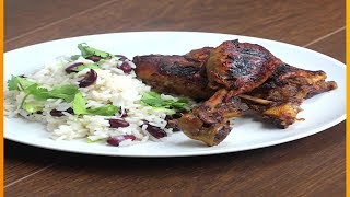 Jerk Chicken Recipe  Slow Cooker Jerk Chicken Grill Recipe [upl. by Lenaj]