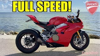 Ducati Panigale V4S Test Ride  CRAZY POWER [upl. by Ahsiret]