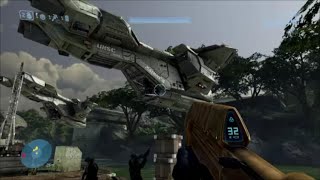 Halo 3  What Happens If You Shoot Down Johnsons Pelican On Sierra 117 [upl. by Eki]