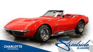 1972 Chevrolet Corvette 454 Convertible for sale  8149CHA [upl. by Immac]