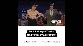 Eddie Redmayne Teaches Jimmy Fallon quotWilkommenquot From quotCabaretquot  Video fallontonight [upl. by Cleve]