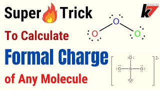 How to find formal charge  formal charge of an atom calculate in seconds any molecule by Suhani [upl. by Homerus27]