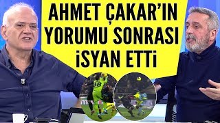 Ahmet Çakar ve Abdülkerim Durmaz birbirine girdi Penaltı kararı ve gol iptali stüdyoyu gerdi [upl. by Enyluqcaj]