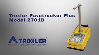 Troxler Pavetracker Plus Model 2701B [upl. by Nnaarat]