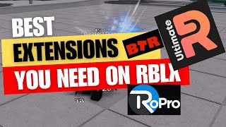 Roblox Extensions You NEED MUST USE [upl. by Peers524]