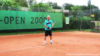 Tennis Training Aid  The Racket Bracket [upl. by Gardener]