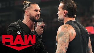 Seth “Freakin” Rollins warns CM Punk to stay out of his way Raw highlights July 8 2024 [upl. by Marylee]