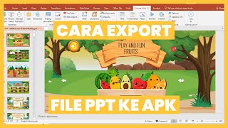 CARA MERUBAH EXPORT FILE PPT KE APK ANDROID [upl. by Costa191]