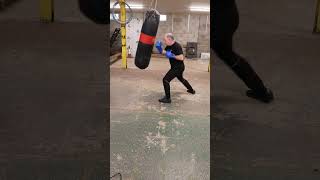 Supercharged heavy bag drills  use two punch combos with clean execution [upl. by Lynne354]