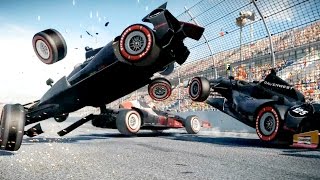 GRID Autosport Formula Crashes [upl. by Halla]