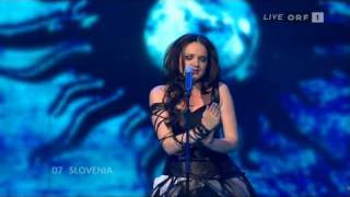 Eurovision Song Contest 2007  Slovenia  Alenka Gotar  Cvet z juga English subtitles [upl. by Deborath]