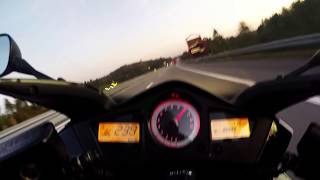 Honda VFR 800 VTEC Acceleration 0230kmh [upl. by Tracay]