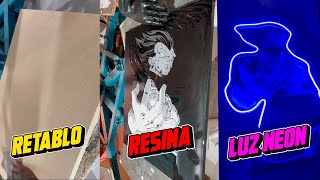 😏 Crea marcos de resina con neón LED INCREÍBLES 🤩 [upl. by Yaresed]