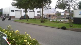 Klassieke demo motorraces witte paal Schagen 2014 [upl. by Spanjian951]