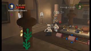 Lego Indiana Jones The Original Adventures Wii U LBA 9 quotPankot Secretsquot [upl. by Llewoh]