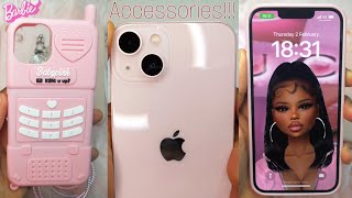 🎀 iPhone 13 accessories unboxing 📱 [upl. by Tera]