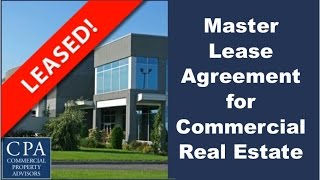 Master Lease Agreement for Commercial Real Estate [upl. by Joellyn272]