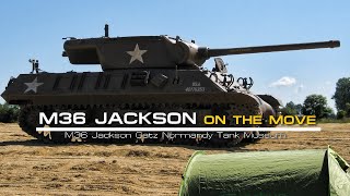 M36 Jackson tank destroyer  Normandy Tank Museum [upl. by Sone]