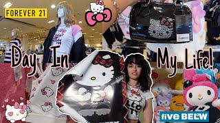 Day In My Life New Hello Kitty Collection In Forever21 2023  Room Update  Haul [upl. by Llennod]