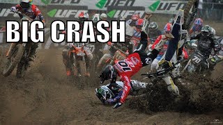 Big Crash Motocross  INTMX MANTOVA [upl. by Derriey]