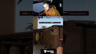 Entry fragging 101 with NiKo 💀 csgo twitchclips counterstrike [upl. by Shep]