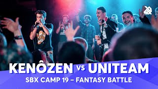 KENÔZEN vs UNITEAM  Fantasy Battle  SBX Camp 2019 [upl. by Tigram]