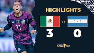 Highlights Mexico 30 Honduras  Gold Cup 2021 [upl. by Ennylyak]