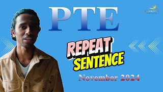 PTE Exam Repeat Sentence November 2024 scorepte repeatsentense ptesinhala [upl. by Olbap]