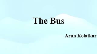 Arun Kolatkars quotThe Busquot Summary [upl. by Adnalra]