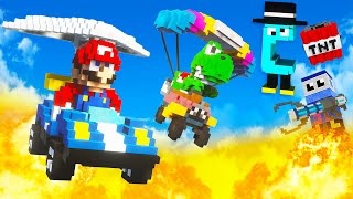 We Ruin Mario Kart with Insane Lasers and Explosives in Teardown [upl. by Jegar]