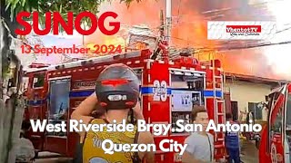 SUNOG sa West Riverside BrgySan Antonio Quezon City 13September2024 [upl. by Gnihc]