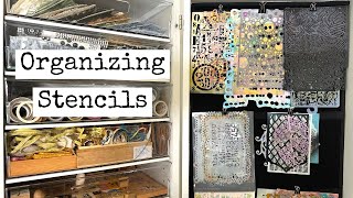 The Struggle With Organizing Stencils [upl. by Trebreh]