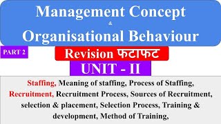 4 management concepts and organisational behaviour  aktu mba notes aktu mba classes  dwivedi [upl. by Mehala]