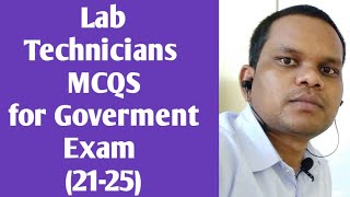 Lab Technician MCQS for Government Exam 2125 [upl. by Ecnal]