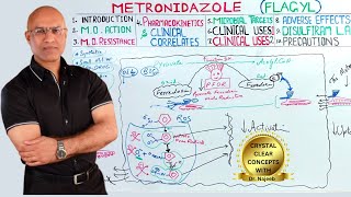 Metronidazole  Flagyl  Antibiotic  Mechanism of Action💊 [upl. by Schober873]