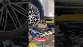 MercedesBenz High voltage battery replacement electricvehicle mercedes shorts mechanic tech [upl. by Marylou]