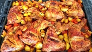 Délicieuses Cuisses de Poulet Marinées avec Carottes et Pommes de terre🤗😍 Un vrai régal  😋👍 [upl. by Aratal]