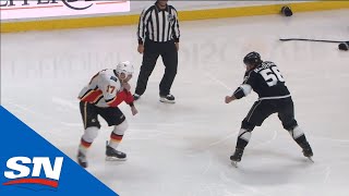 Milan Lucic And Kurtis MacDermid Scrap In Heavyweight Bout [upl. by Gettings]