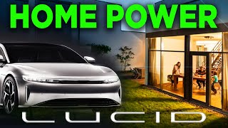 Lucid motors is MAKING A DIFFERENCE Power your home [upl. by Giamo]