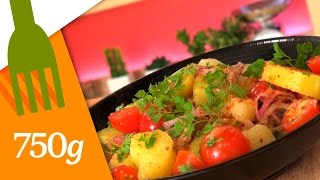 Recette de Salade de pommes de terre  750g [upl. by Neddie]